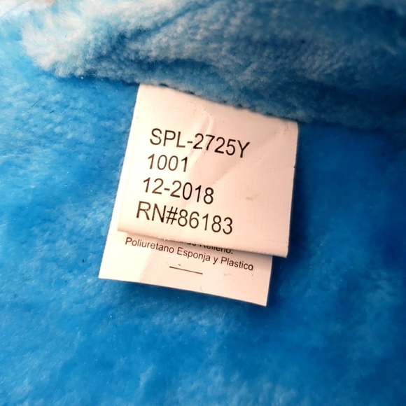 CAPELLI New York Womens Flamingo Ultraplush Flip-Flops Large (8/9) Blue - Picture 5 of 7